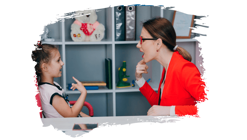 Especialista en terapia de lenguaje para niños